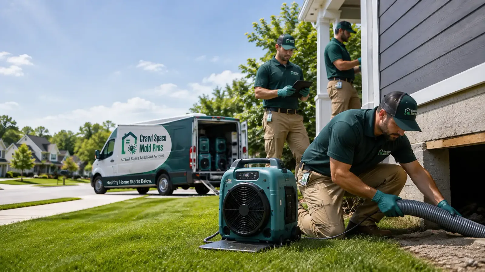 Crawl Space Mold Removal in Ong, NE